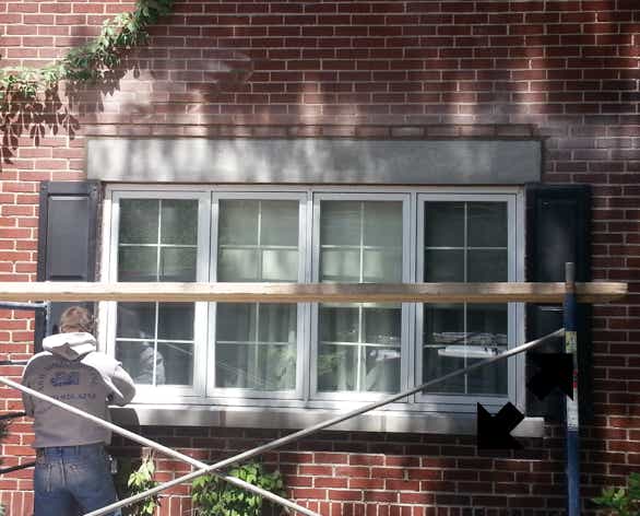 Réparation des allèges d'une fenêtre