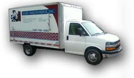 Truck of the ASH-Masonry company